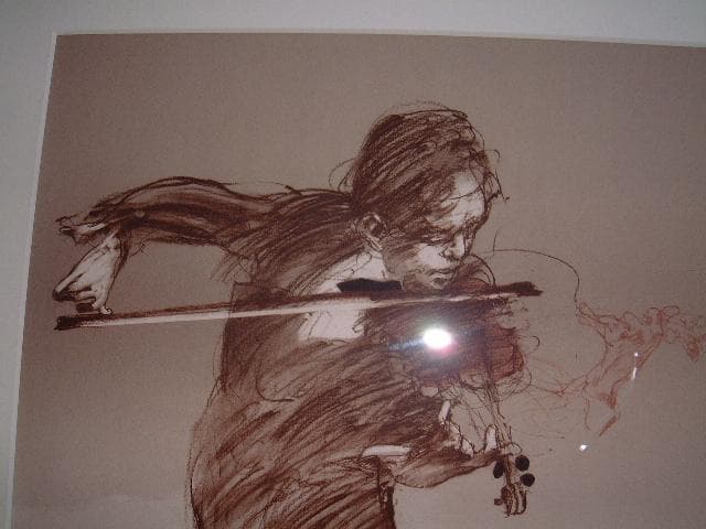 最終値下げ！クロード・ワイズバッシュのリトグラフ「バーレスク」、大判です