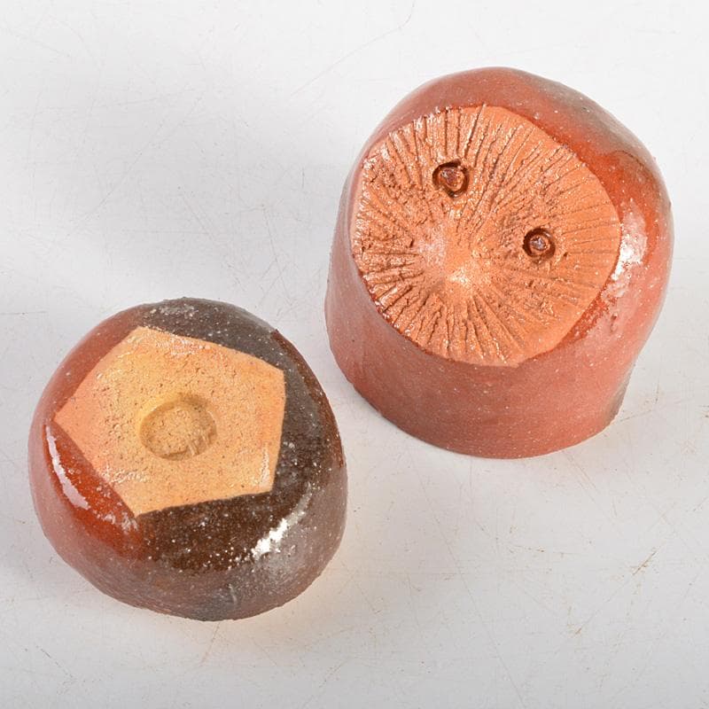 big boy 茶道具　楽焼　金井紫晴造　福郎香合　共箱　V　6336