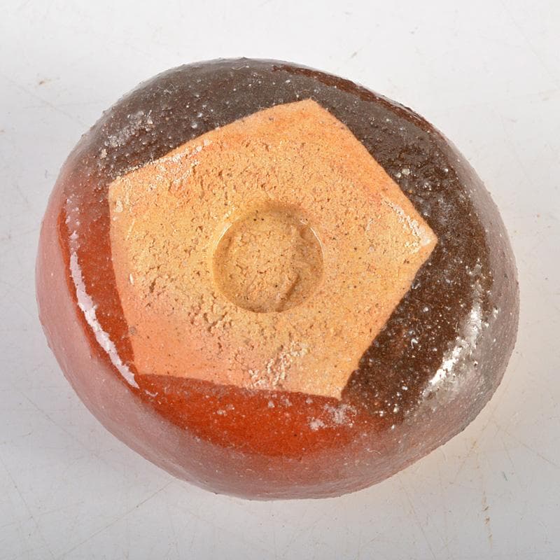 big boy 茶道具　楽焼　金井紫晴造　福郎香合　共箱　V　6336