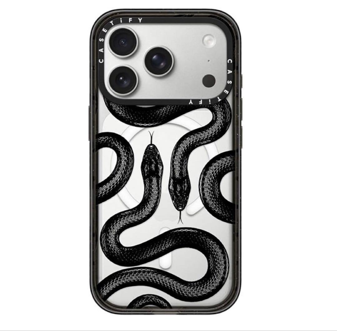 CASETiFY iPhone 17Pro ケース マグセーフ 耐衝撃 スネーク
