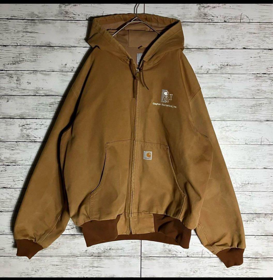 お*ぎ様 カーハート　USA製　企業コラボ Carhartt アクティブジャケッ