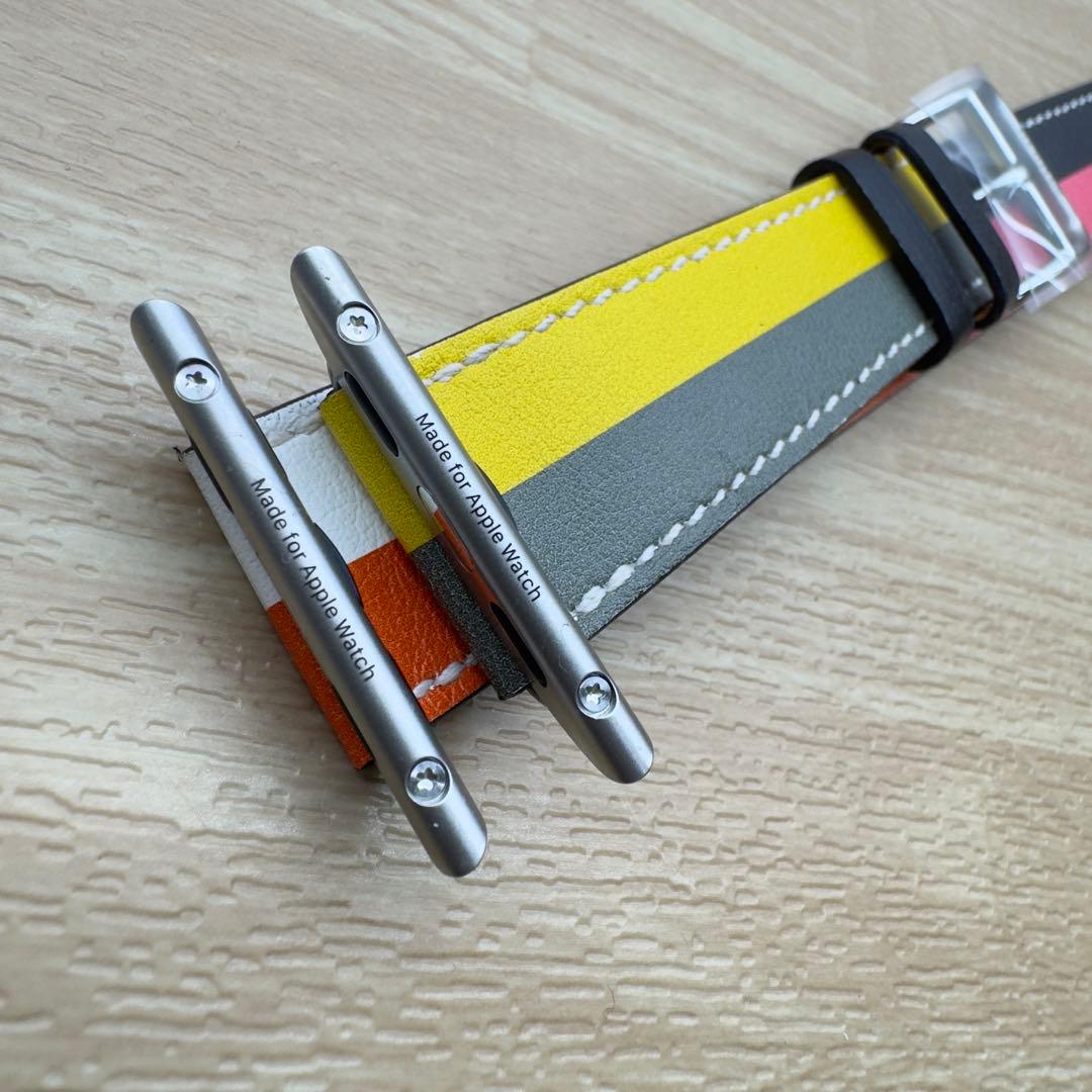 2151 Apple Watch エルメス　カザック　ドゥブルトゥール　レザー