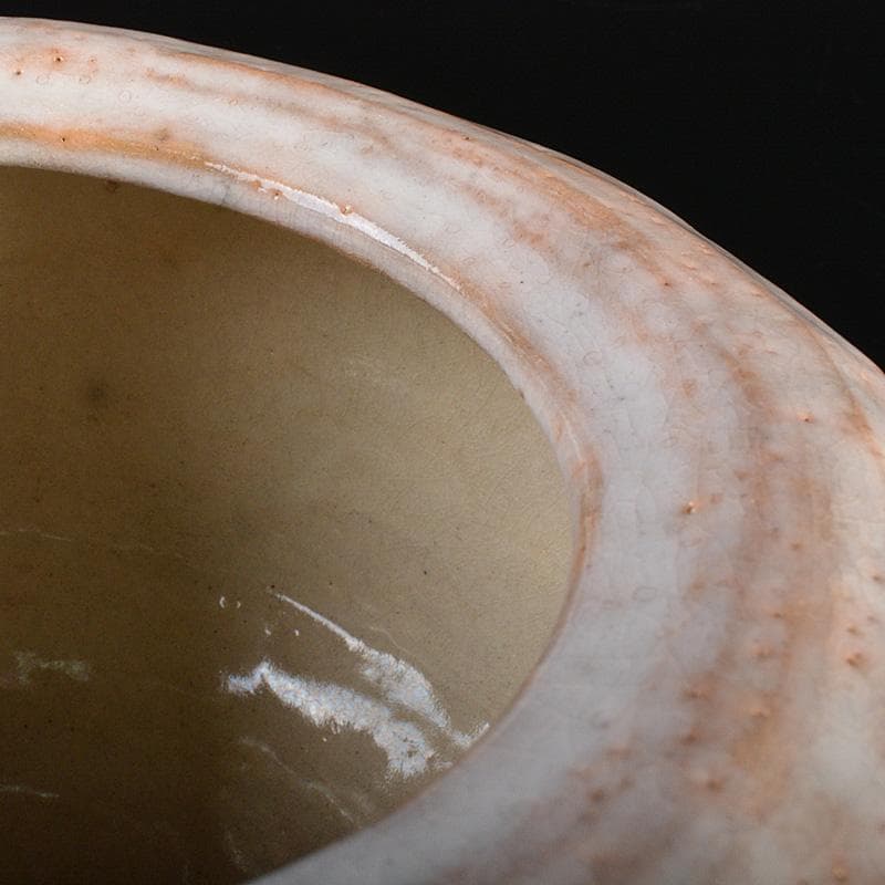 茶道具　印南窯　井上方竹造　瓢箪　水指　共布　堀内宗完極め箱　M R6801