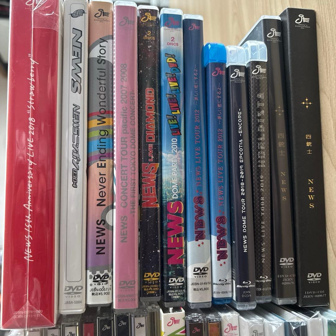 NEWS CD ライブDVD Blu-ray まとめ売り