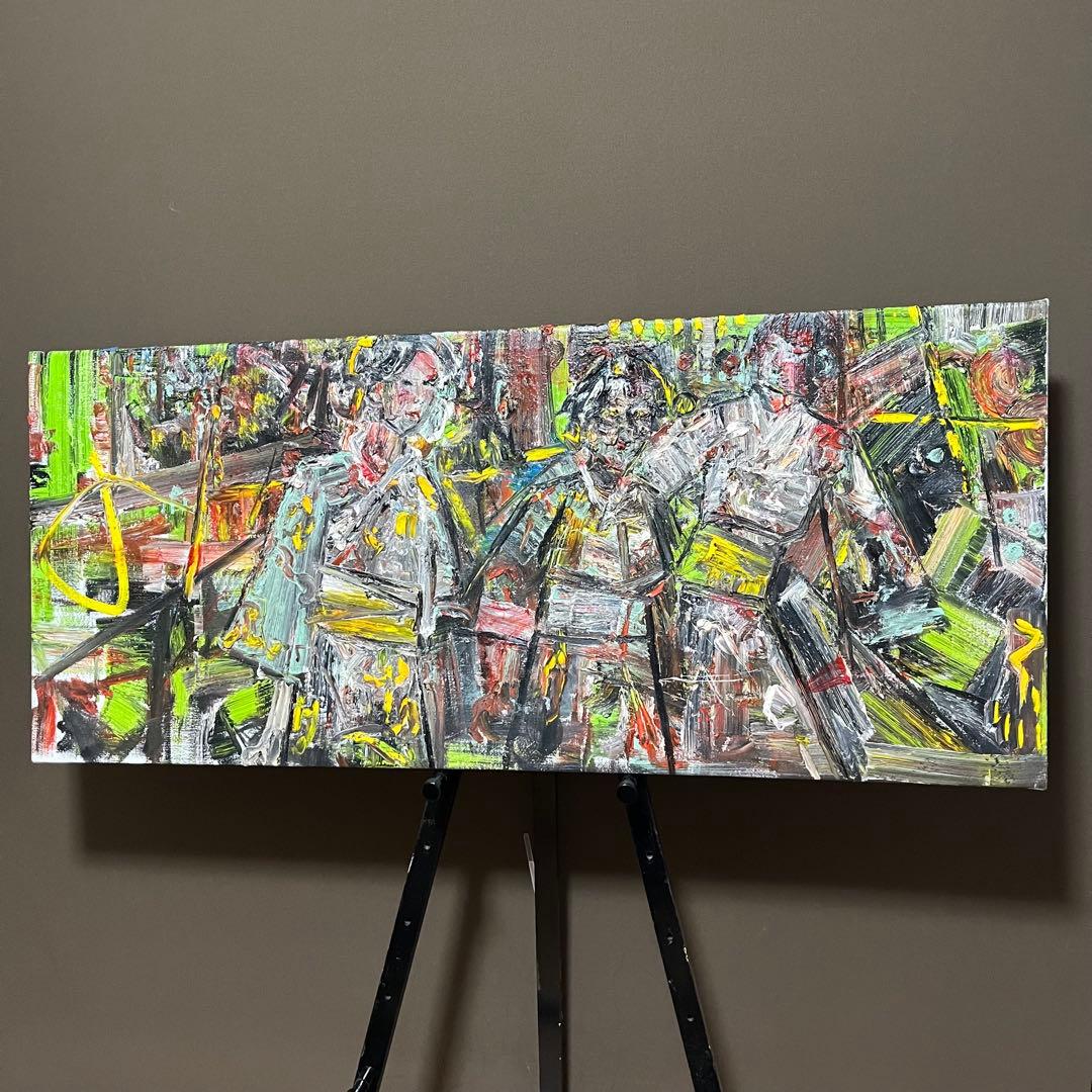 ★真作★ 旭日嘎(シゴラカ) 舞子 日本画油絵 貴重作品