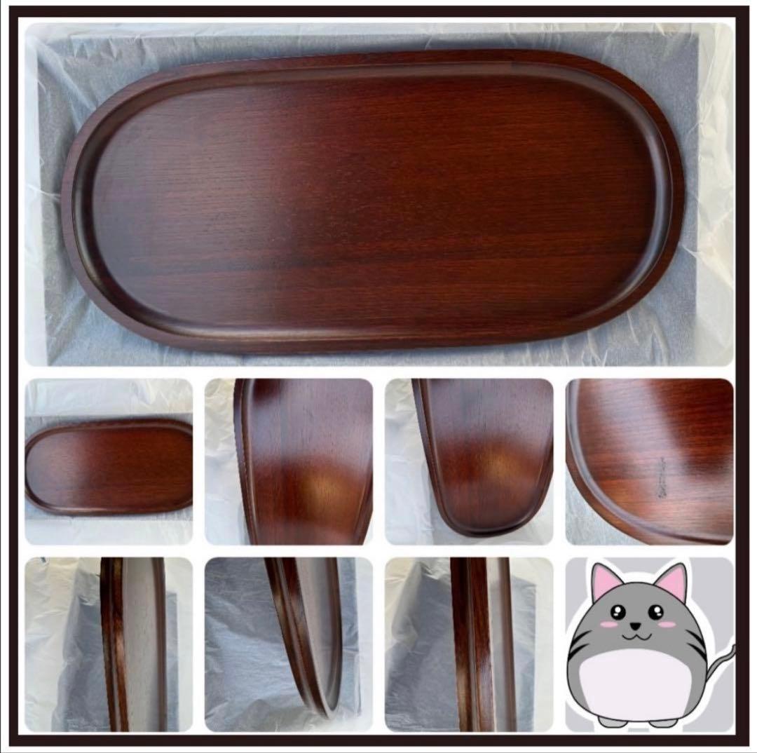 希少ヴィンテージJAPAN 十石塗　くり抜き技法　木創り　54❌25.8❌2㎝