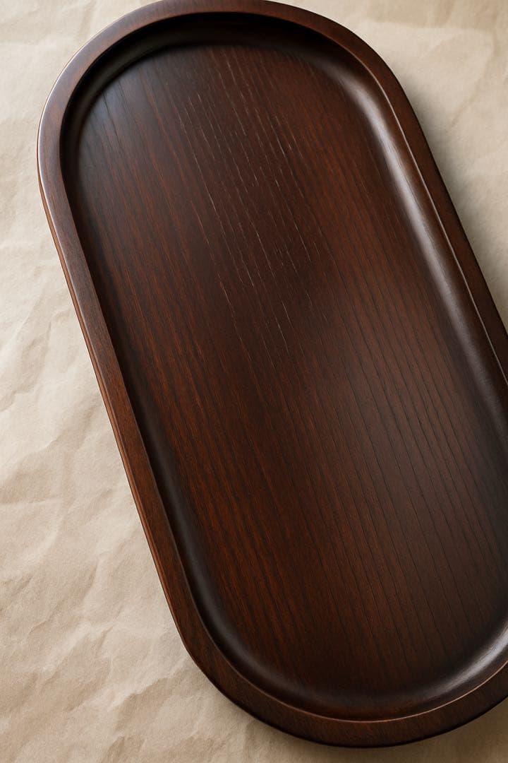 希少ヴィンテージJAPAN 十石塗　くり抜き技法　木創り　54❌25.8❌2㎝