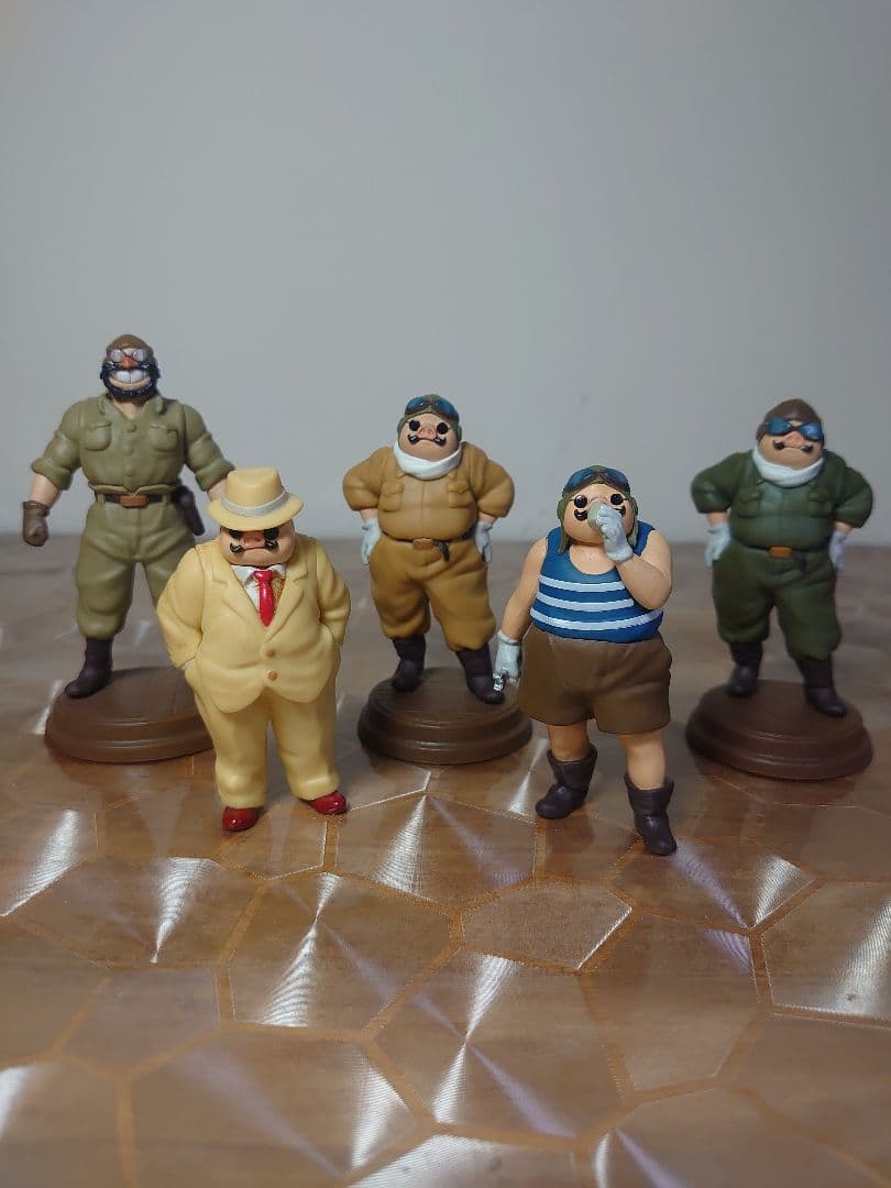 ジブリフィギュア 紅の豚 ポーズがいっぱいコレクション 5体セット