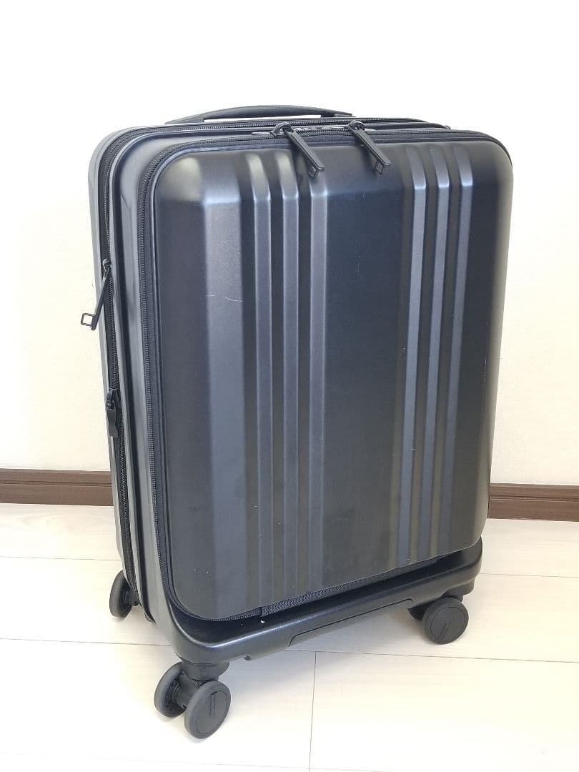 デカかるEdge キャリーケース マットブラック 37Ｌ+7Ｌ