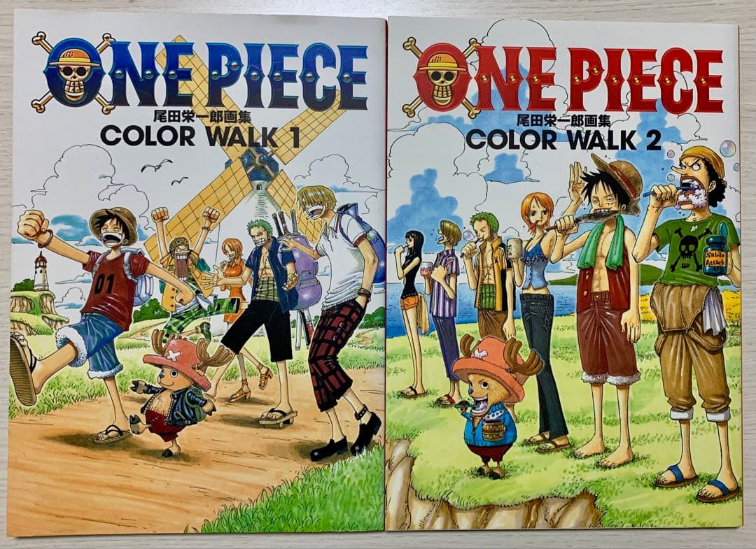 【美品】ONE PIECE 尾田栄一郎画集COLOR WALK 1〜10 セット