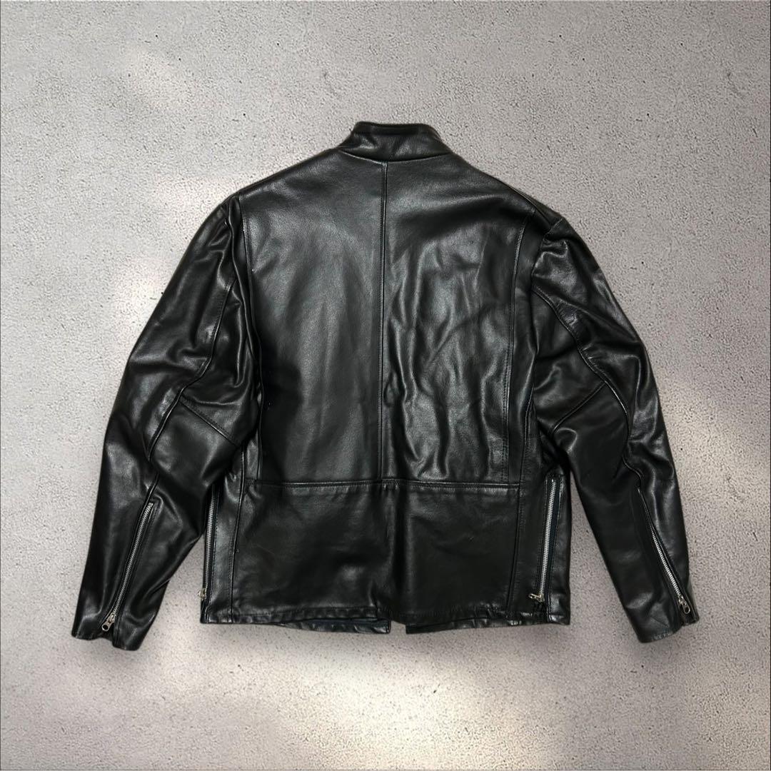 Sears 70s〜80s USA製本革レザージャケットフェイクファーライナー付