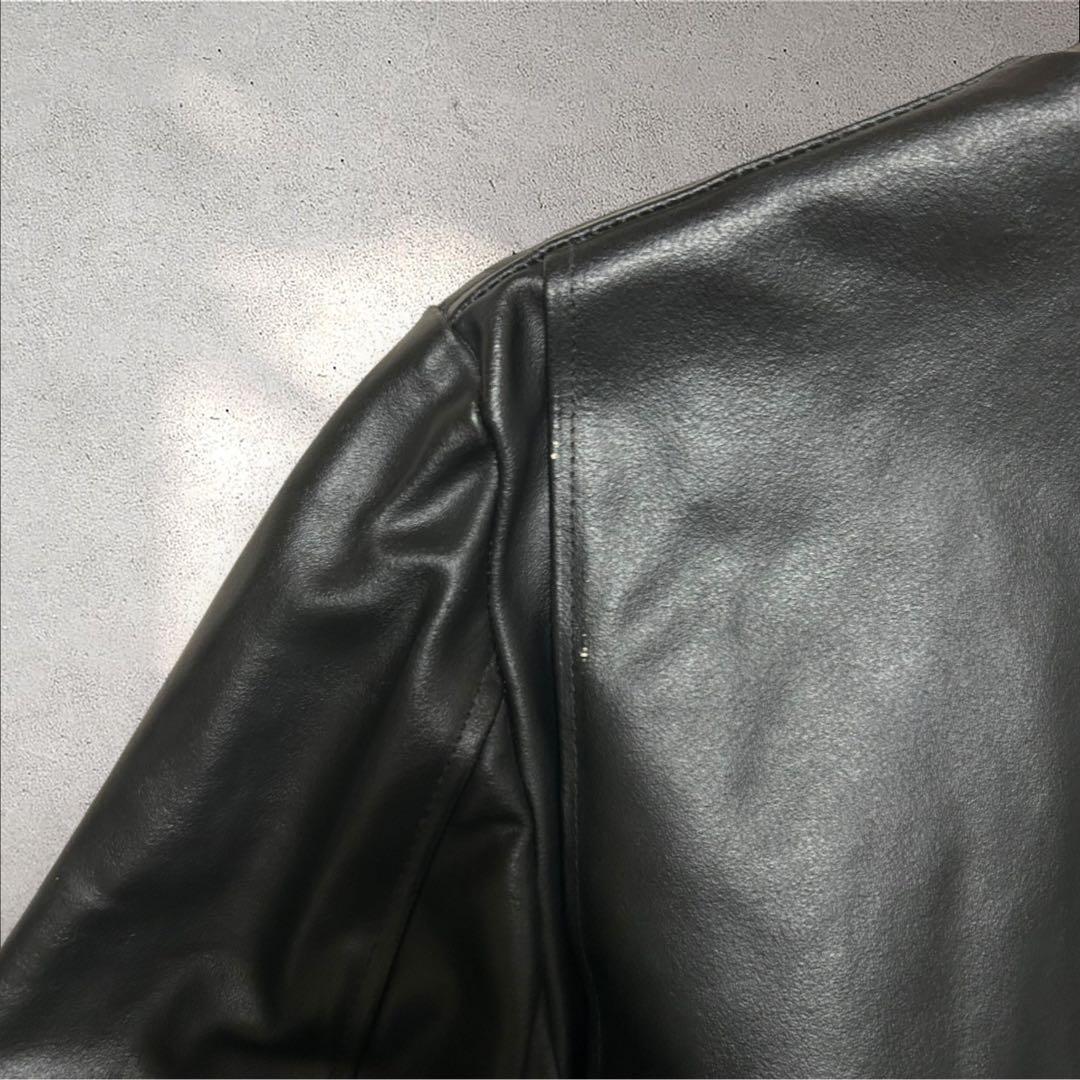Sears 70s〜80s USA製本革レザージャケットフェイクファーライナー付