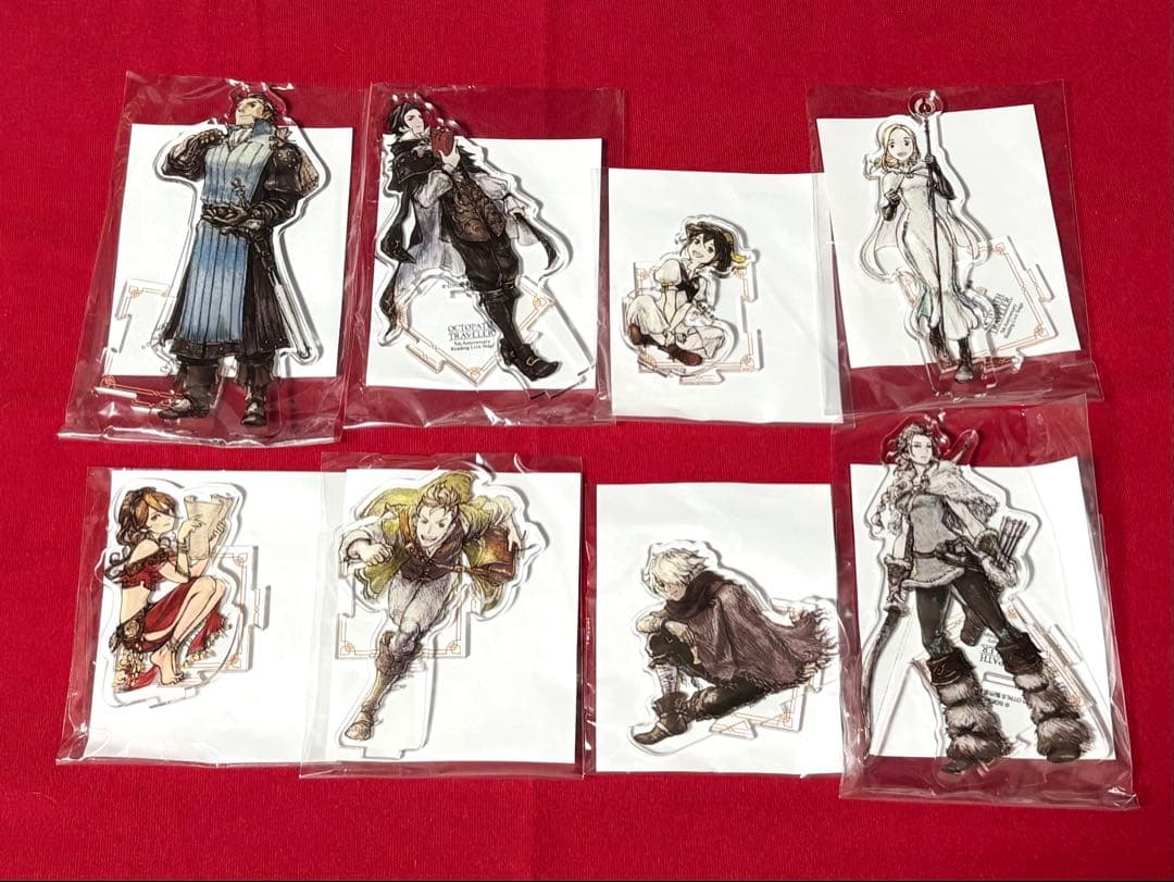 オクトパストラベラー　朗読劇　会場限定アクリルスタンド　セット