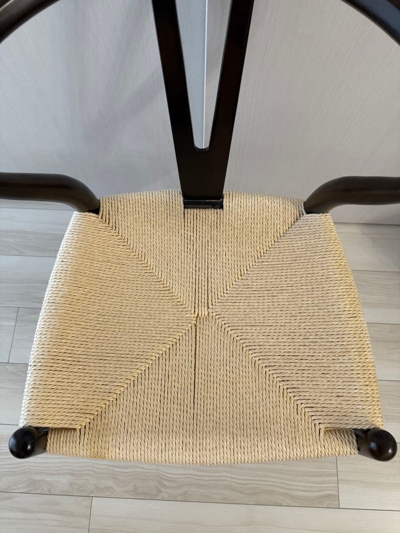 【美品】Yチェア 風 北欧家具 椅子 ダイニングチェア リプロダクト ブラウン