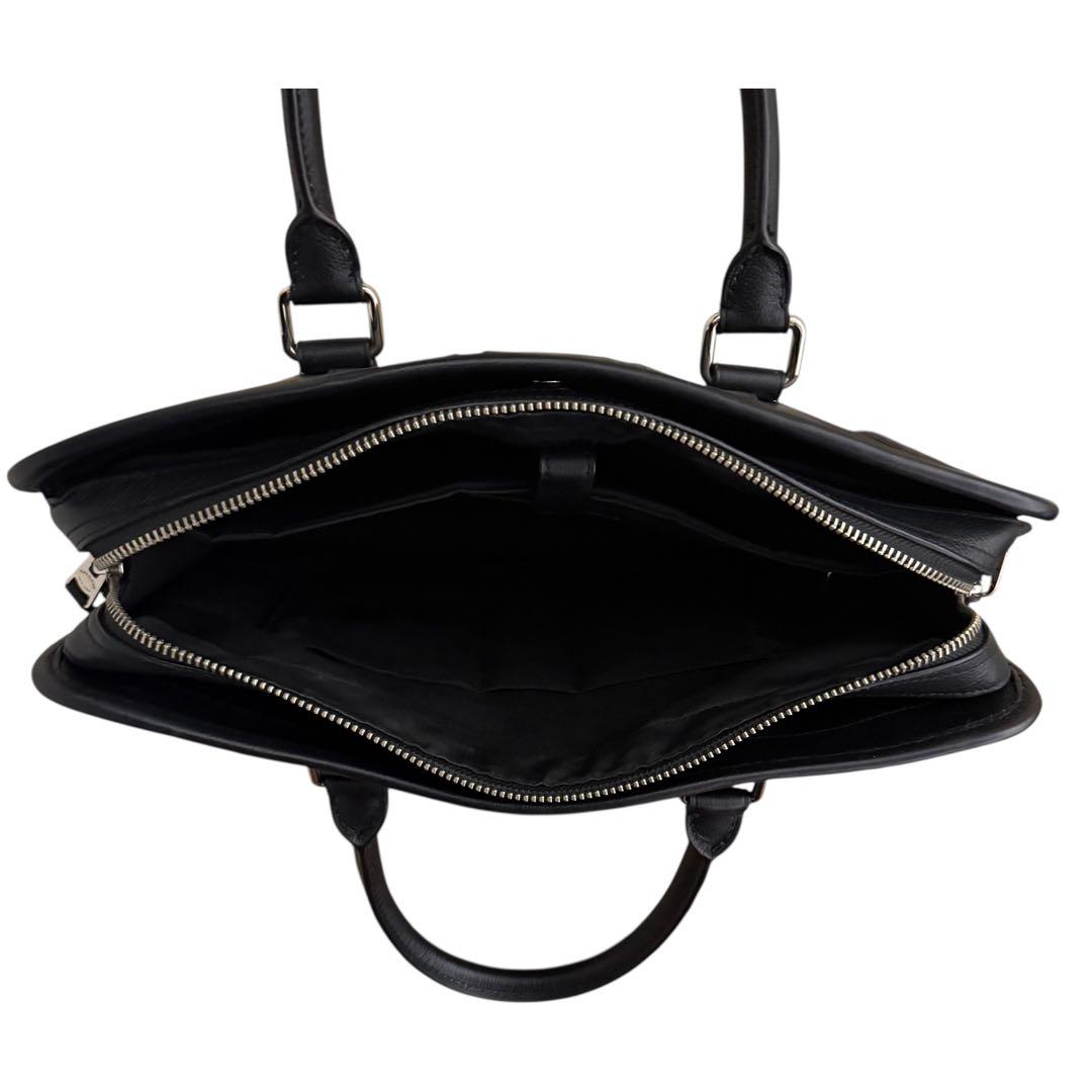 コーチ　ビジネスバッグ　2way ブリーフ　ブラック　レザー　ボンド　72309