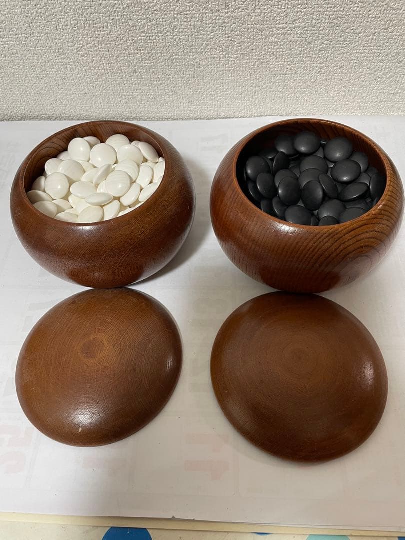 美品　蛤碁石　那智黒石