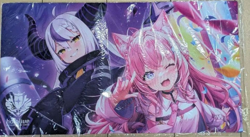 ホロライブ　エントリーカップ　ラプラス　こより　プレイマット