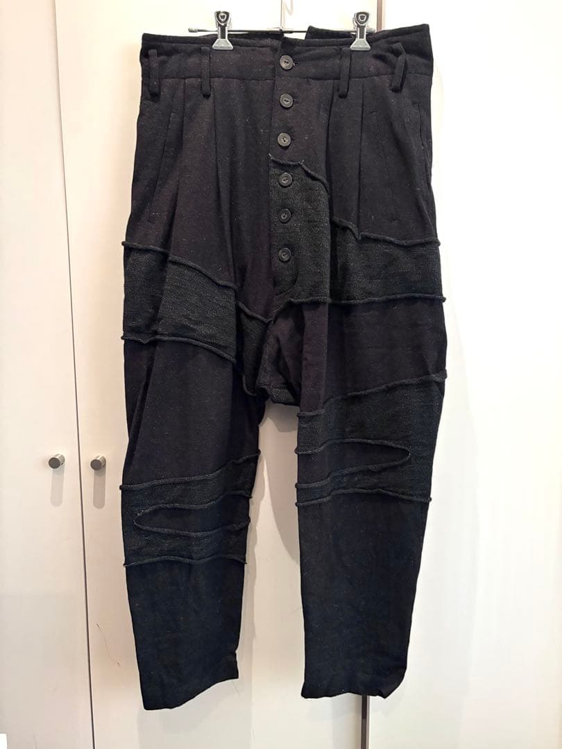 nude:masahiko maruyama パッチドサルエルパンツ