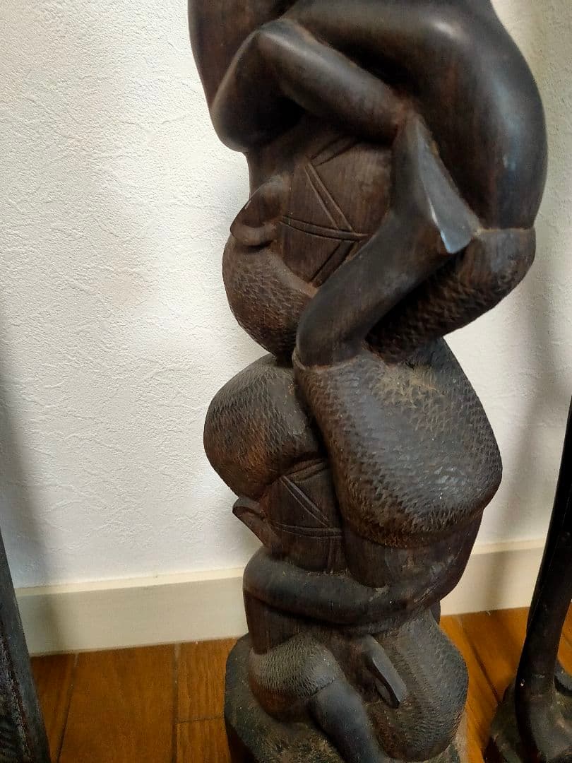 アフリカ　マコンデ等の彫刻コレクション　※マコンデ1体売却済の為ご注意願います。