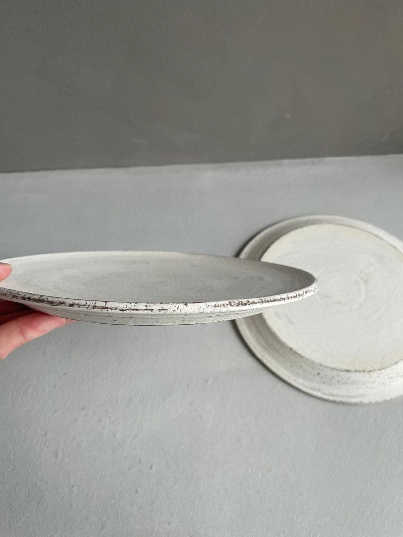 二階堂明弘 プレート 皿 パスタ皿 カレー皿 パン皿 ホワイト 2枚セット