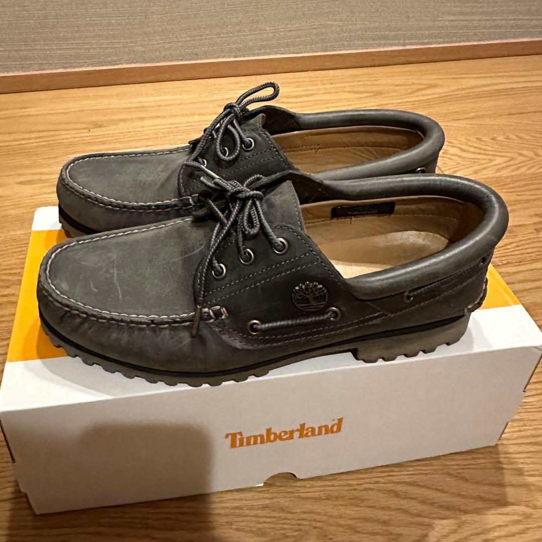 靴 TimberIand 3 EYE AUTHENTIC BOAT SHOE