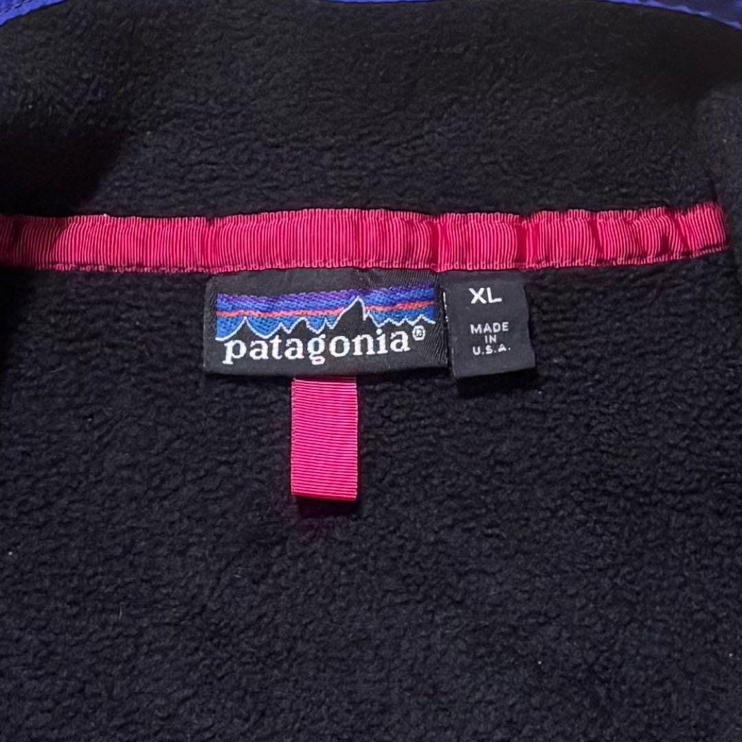 激XL 黒 90s Patagonia USA シンチラ パタゴニア スナップT