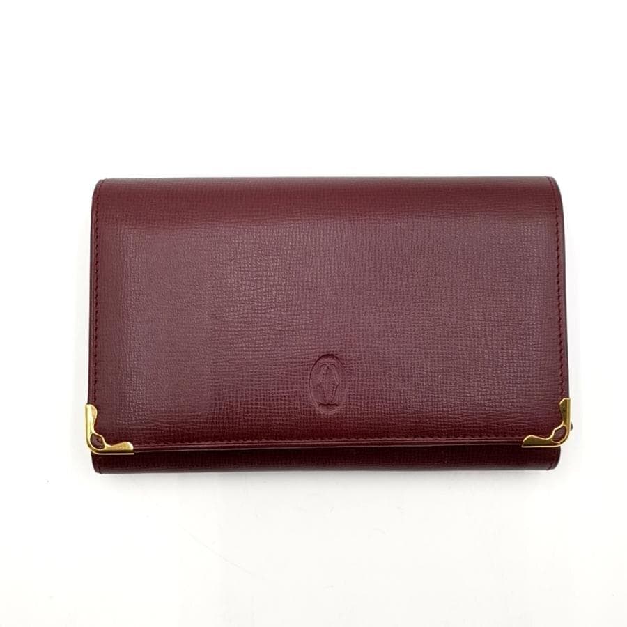 超美品 カルティエ Cartier 財布 マストライン 11-25120302