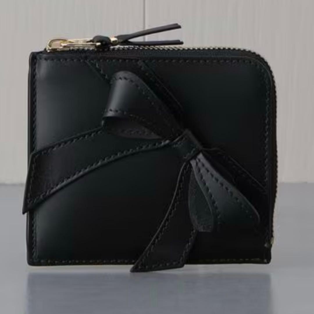 コムデギャルソン 新品 財布 wallet ribbon リボン BIG BOW