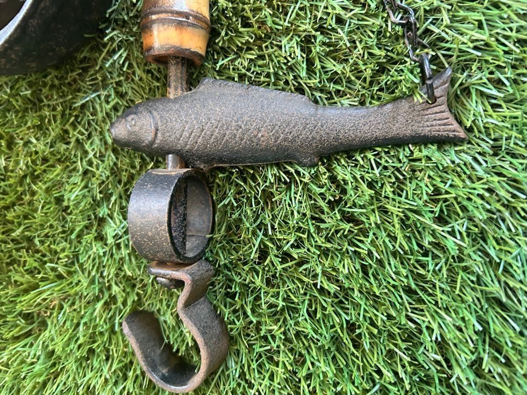 自在鉤　インテリア　民具　古道具　囲炉裏　レトロ