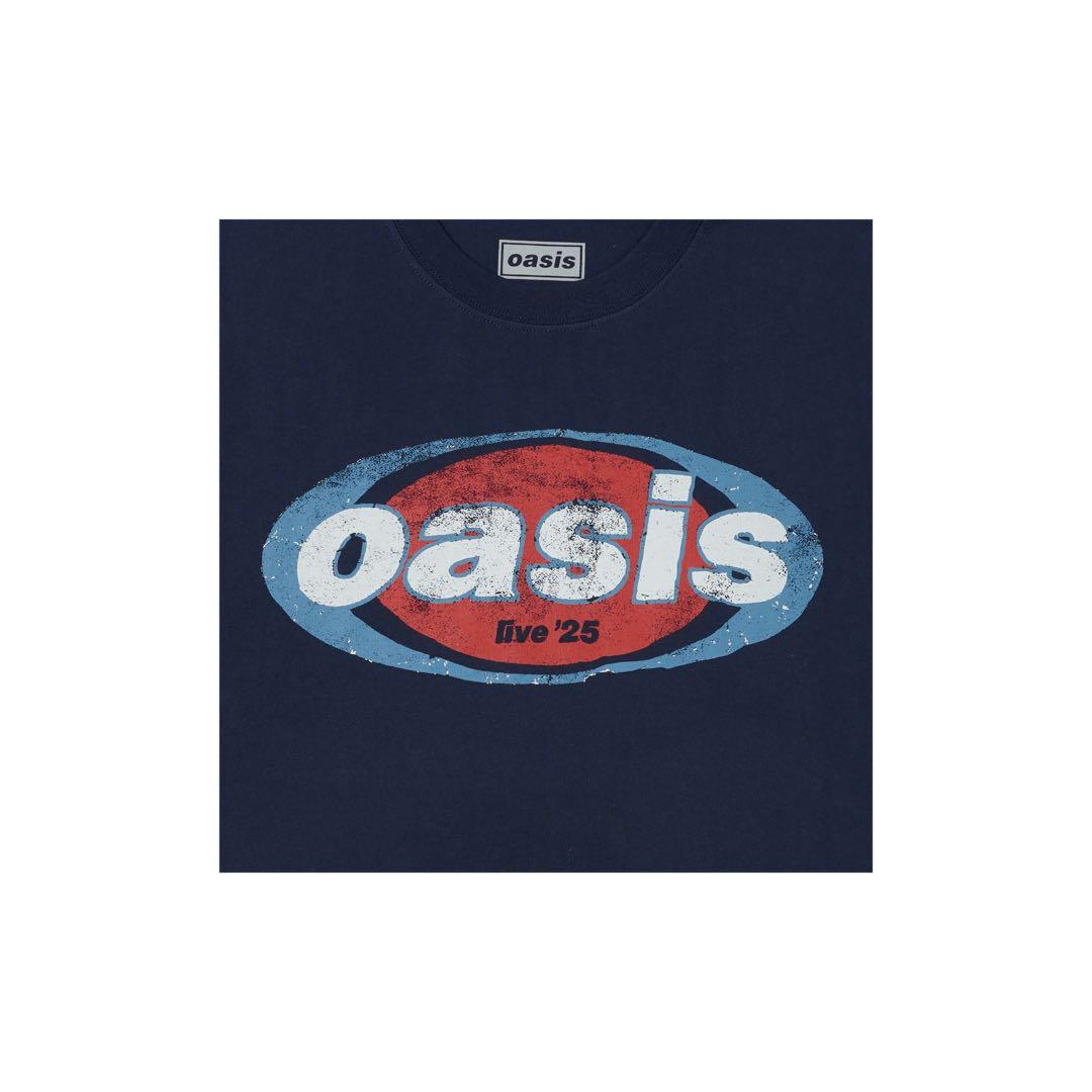 Oasis live'25 Tシャツ （Logo Navy ）