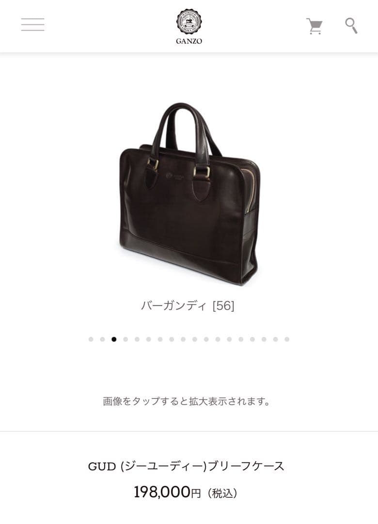 GANZO GUDブリーフケース