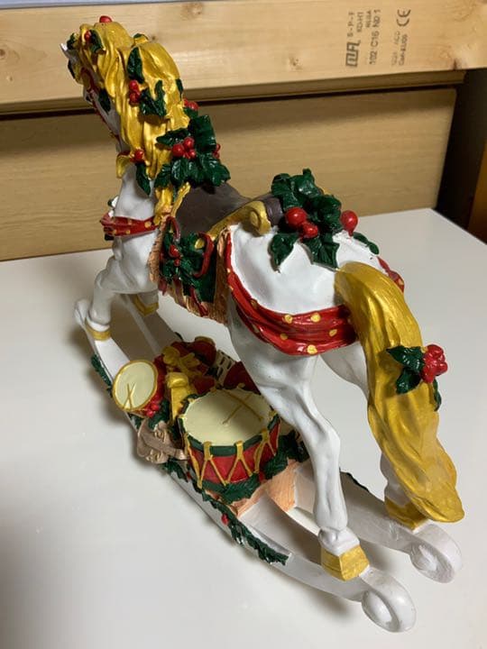 馬の置物（白）