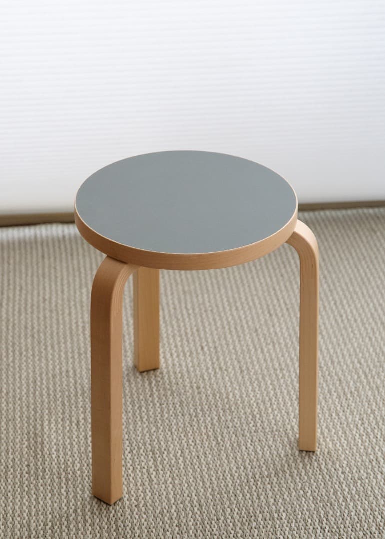 アルテック　スツール60 ３本脚　scope別注リノリウム ピューター