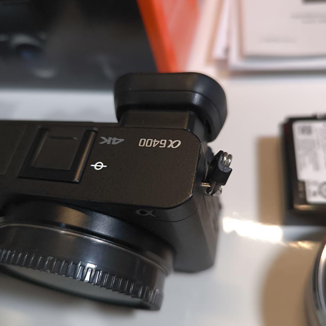 SONY α6400 ミラーレスカメラ 本体と2個レンズ付き
