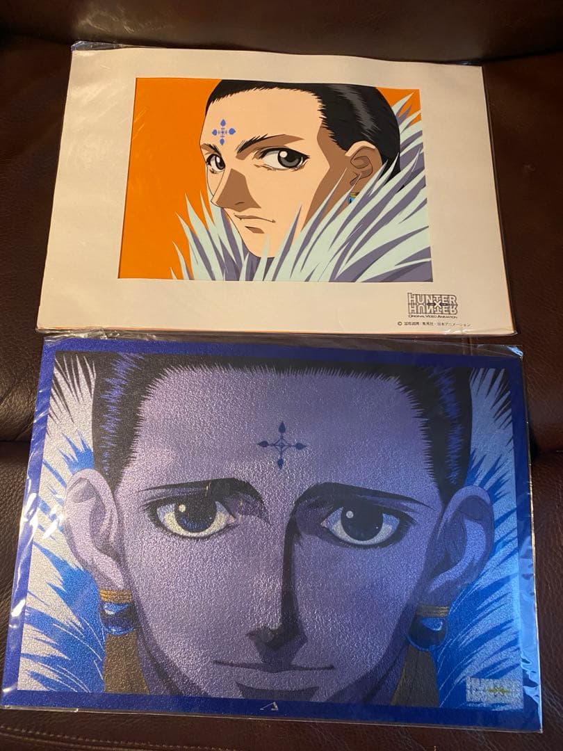 ☆当時物 HUNTER×HUNTER クロロ クリスタルシート ミニポスター