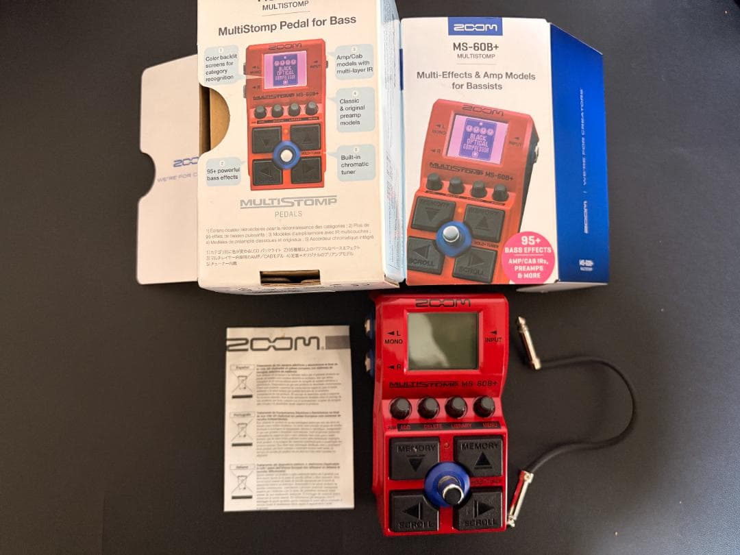 Zoom MS-60B+ マルチエフェクトペダル