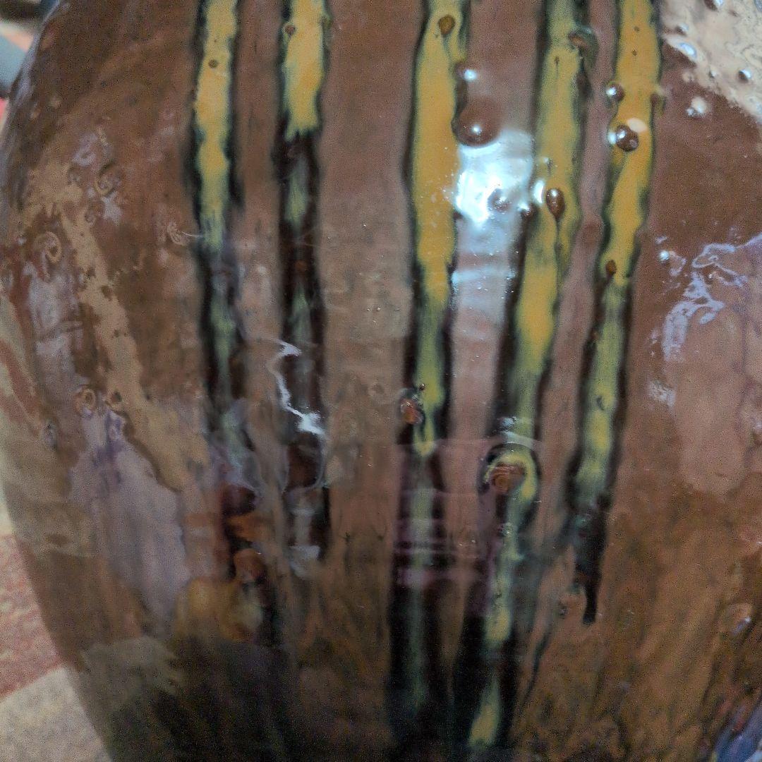 【小鹿田　らっきょう壺】隆