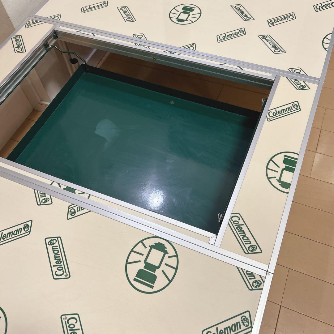 コールマン4つ折りBBQテーブル チャコールグリルセット