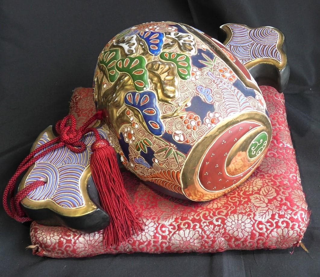 打ち手の小槌 九谷焼 置物 オブジェ 骨董品