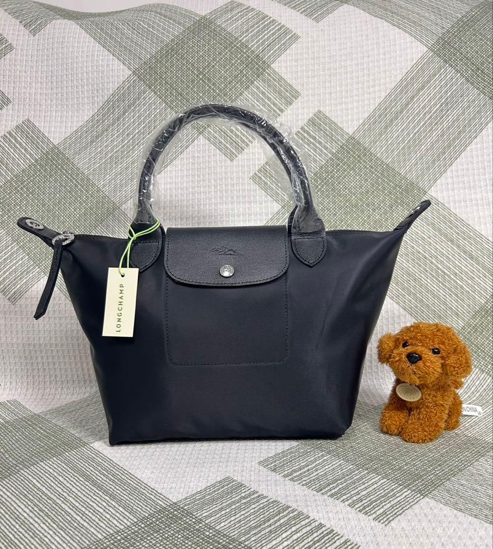 《LONGCHAMP》プリアージュ トップハンドバッグ　S/黒