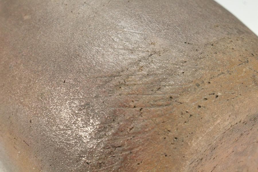 古美術 古備前 胴張 水指 塗蓋 時代物 良箱 茶道具(K-XA784)