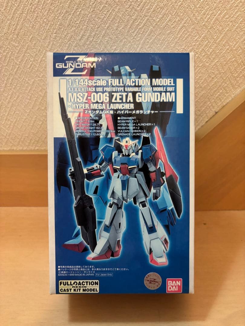 【新品】MSZ-006 ZETA GUNDAM 1/144レジンキャストキット