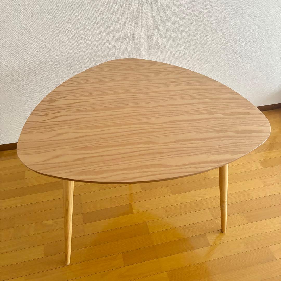 【7月27日21時迄】NOCE ダイニングテーブル 三角 オーク