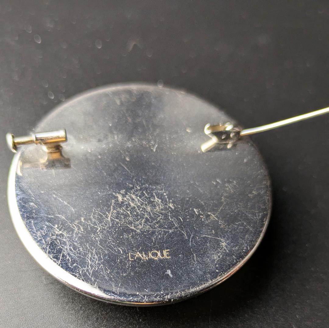 kinunekoさん専用ビンテージ★ラリック 猫ブローチ★ライトブラウン クリス