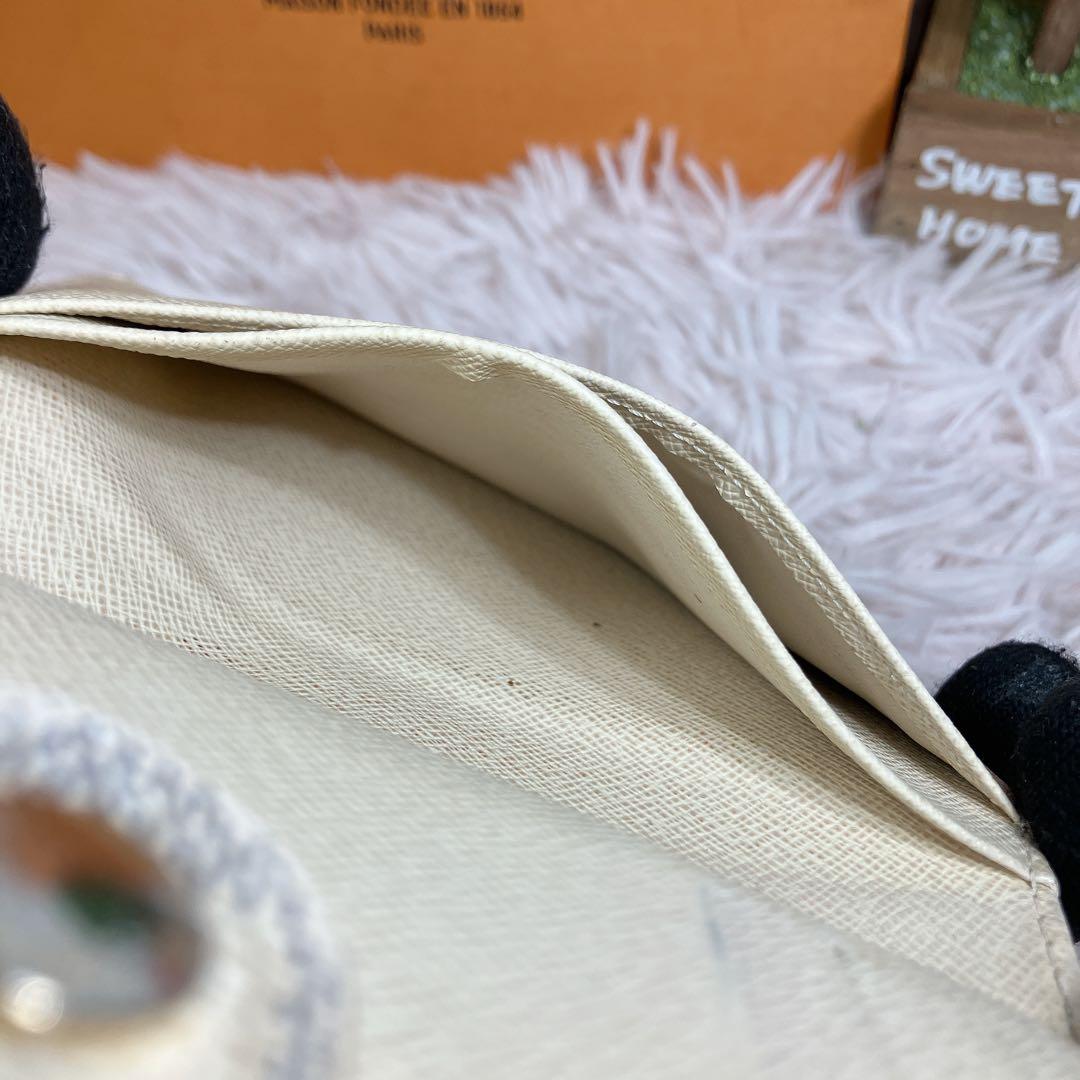 ！美品！ ルイヴィトン ダミエ アズール ポルトフォイユ ヴィエノワ 新型 財布