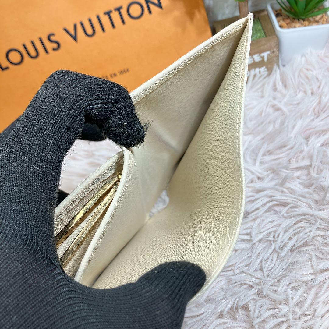 ！美品！ ルイヴィトン ダミエ アズール ポルトフォイユ ヴィエノワ 新型 財布