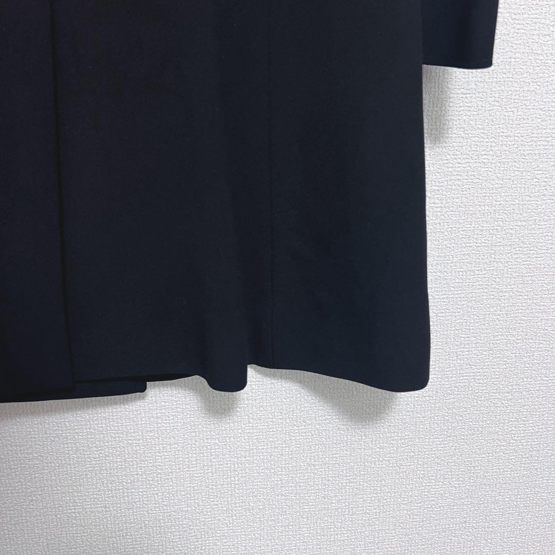 バレンシアガ ロングコート　ブラック