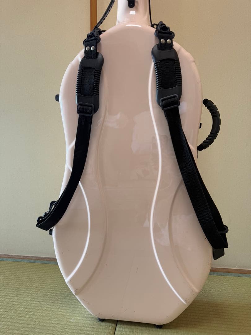 東洋プリュームファイバー　チェロハードケース　4/4 ライトピンク