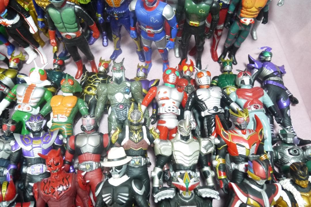 ライダーヒーローシリーズ　ビッグサイズソフビ　134体セット