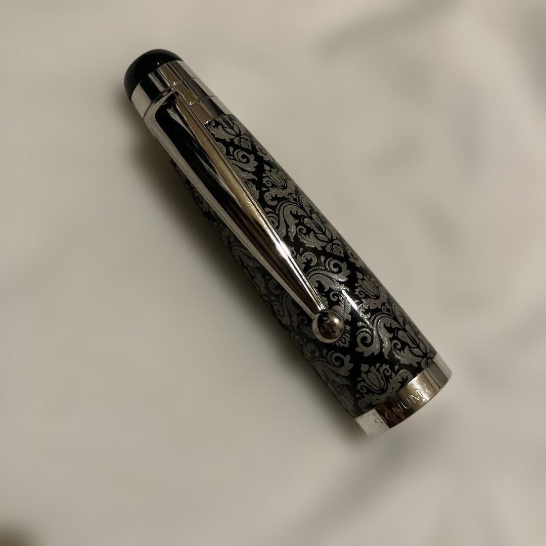 SIGNUM ダマスク万年筆 シルバー